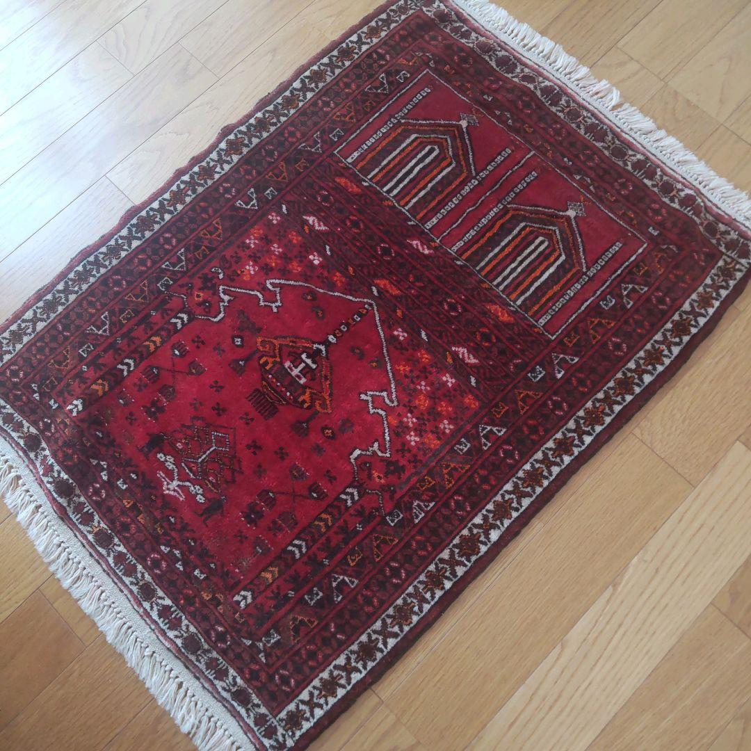 ヴィンテージラグ トルクメンメヘラブラグ アクタス - メルカリ