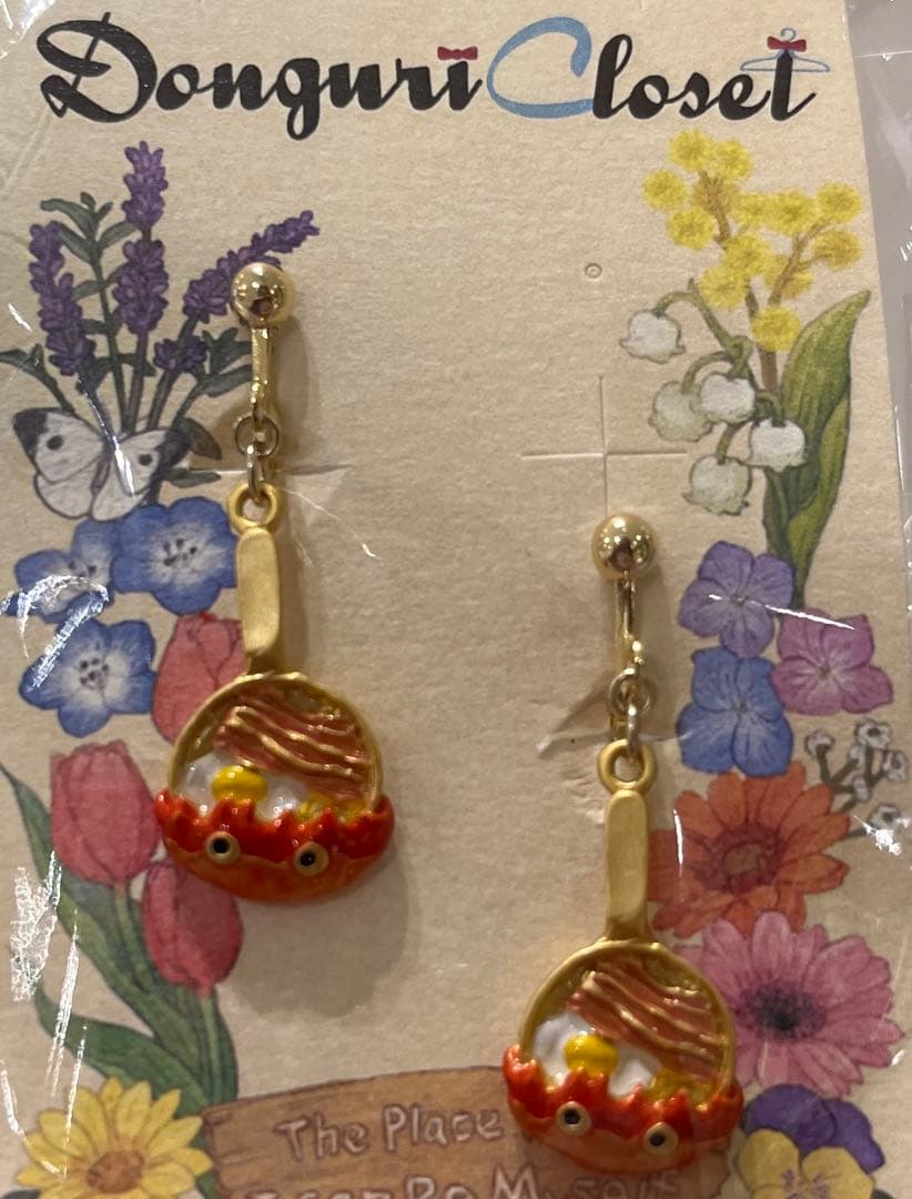 Donguri Closet限定 ハウルの動く城 ピアス カルシファー - メルカリ