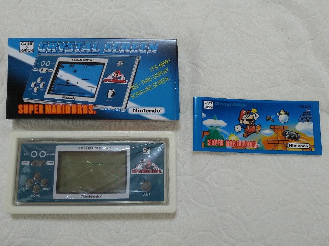 激レア】任天堂ゲームウォッチ クリスタルスクリーン・スーパーマリオ