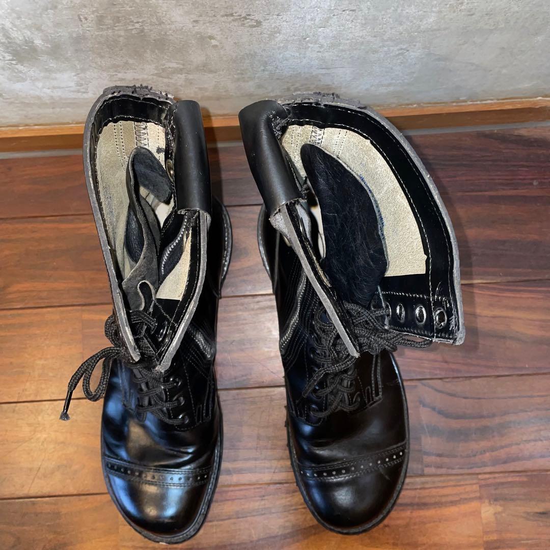 ビンテージ キャロライナ コンバットブーツ サイドジップ - メルカリ