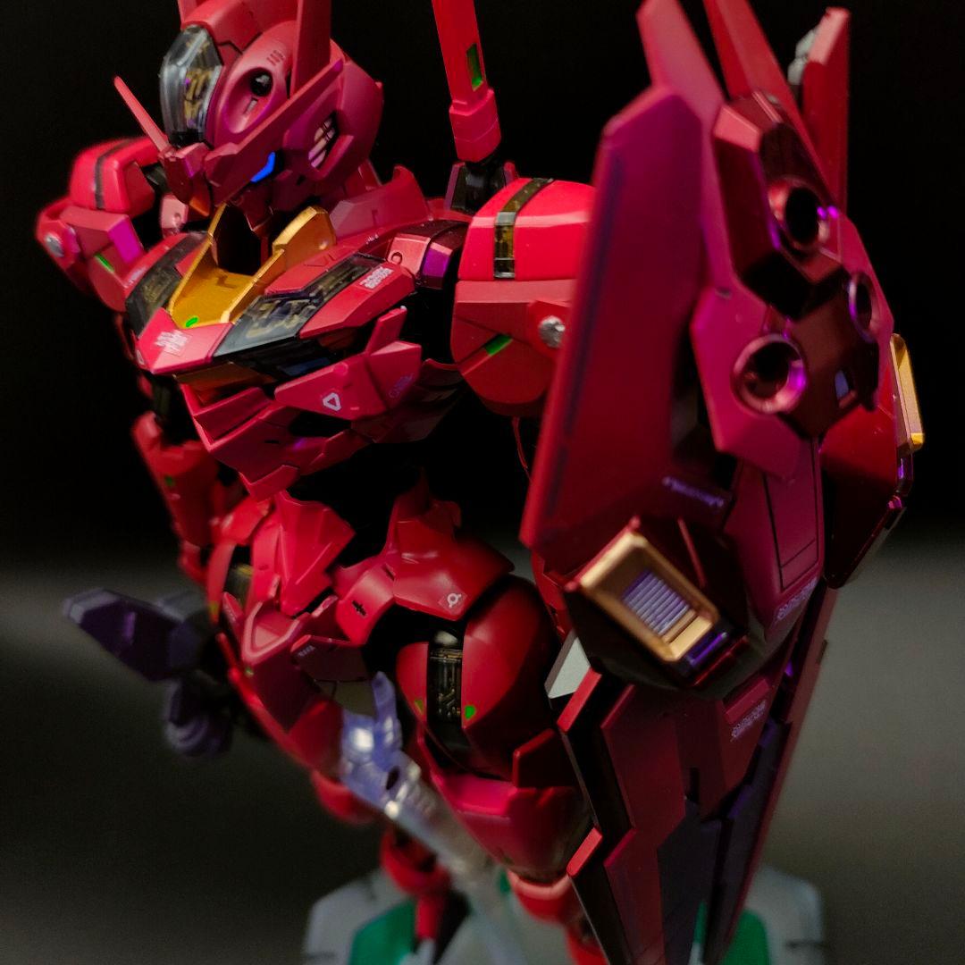 水星の魔女 ガンダムエアリアル フルメカニクス 赤いガンダム 【全塗装