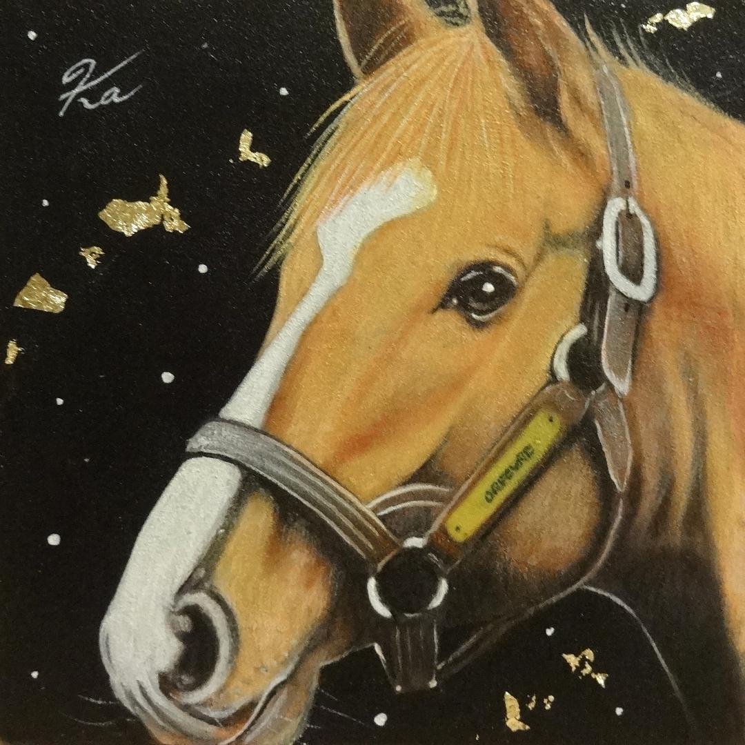 上鈴木正一 油彩画 20cm角『Orfevre's Face』リクエスト作品!! - メルカリ