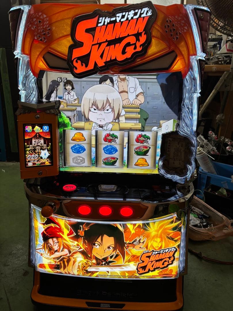 実機 税込 エレコ Ｌ／ＳＨＡＭＡＮＫＩＮＧ／ＳＳ（スマスロ シャーマンキング） スマスロ実機 シャーマンキング 簡易ユニット付き スマスロ遊技用