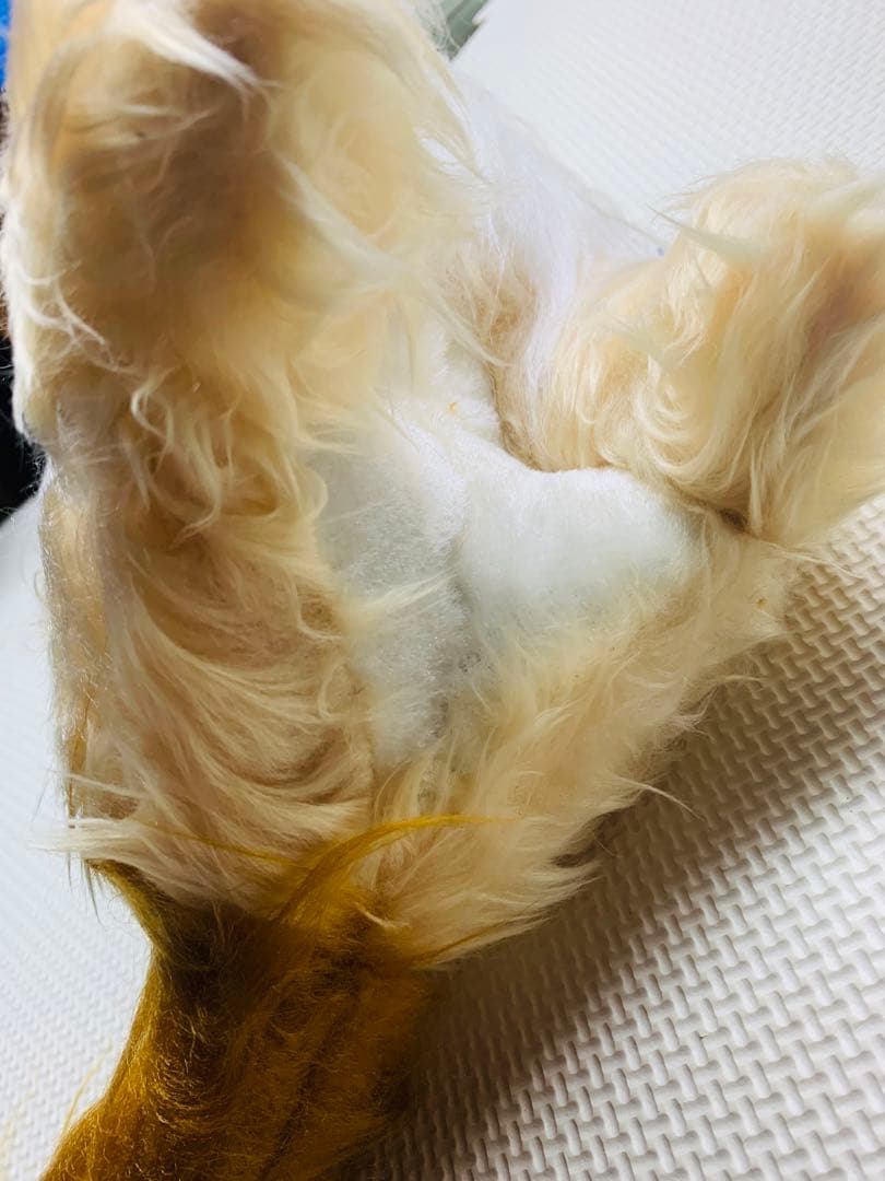 昭和レトロ カネカロン ぬいぐるみ 当時物 犬 いぬ ブラシ付き 高級