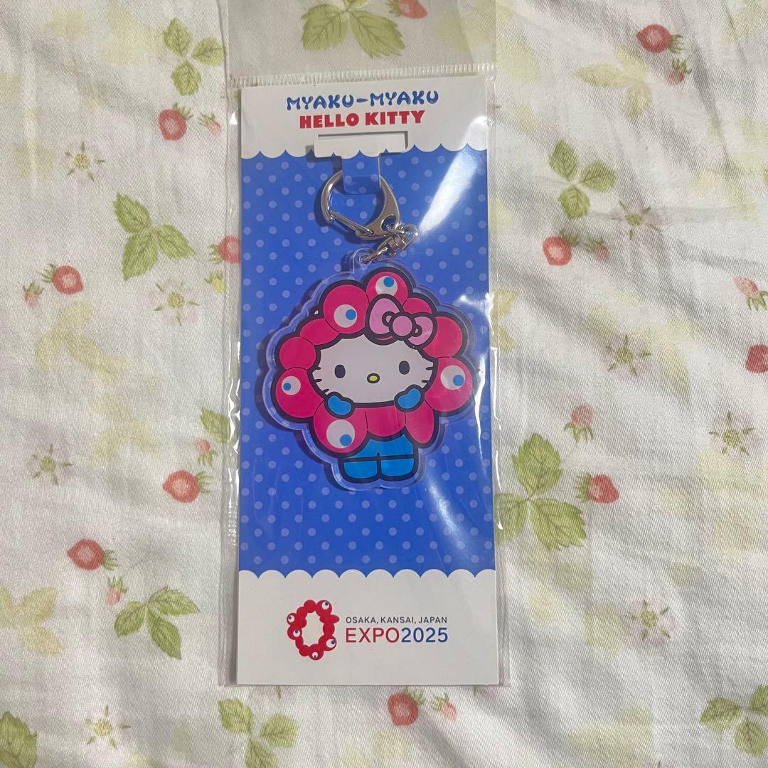 大阪万博 サンリオ キティ アクリルキーホルダー 会場限定