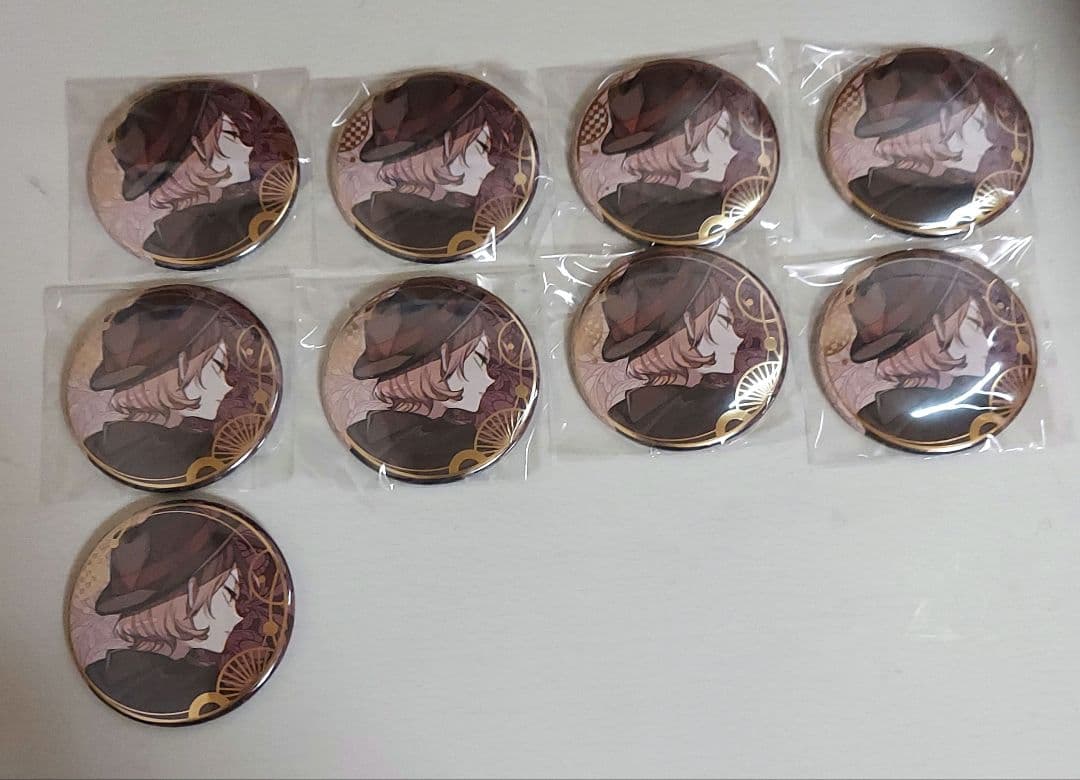 文豪ストレイドッグス 春河35 画集 ゲーマーズ 特典 缶バッジ 中原