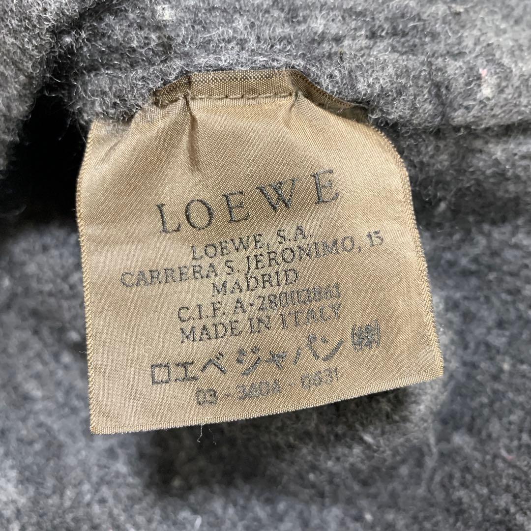 ロエベ LOEWE タートルネックニット カシミヤ セーター グレー 48