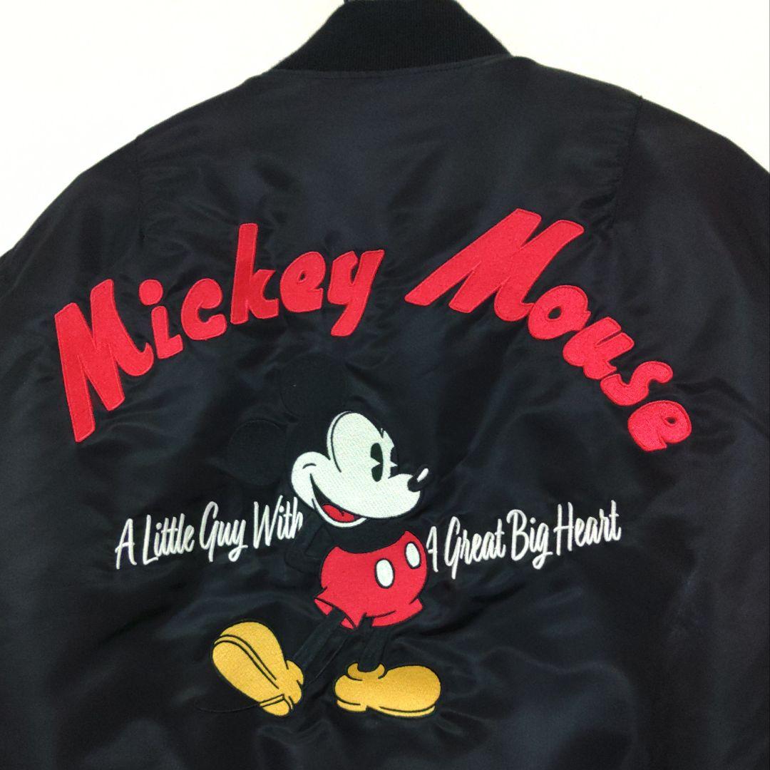 AVIREX×Disney MA-1 公式コラボ ミッキーマウス【ブラック☆L】 - メルカリ
