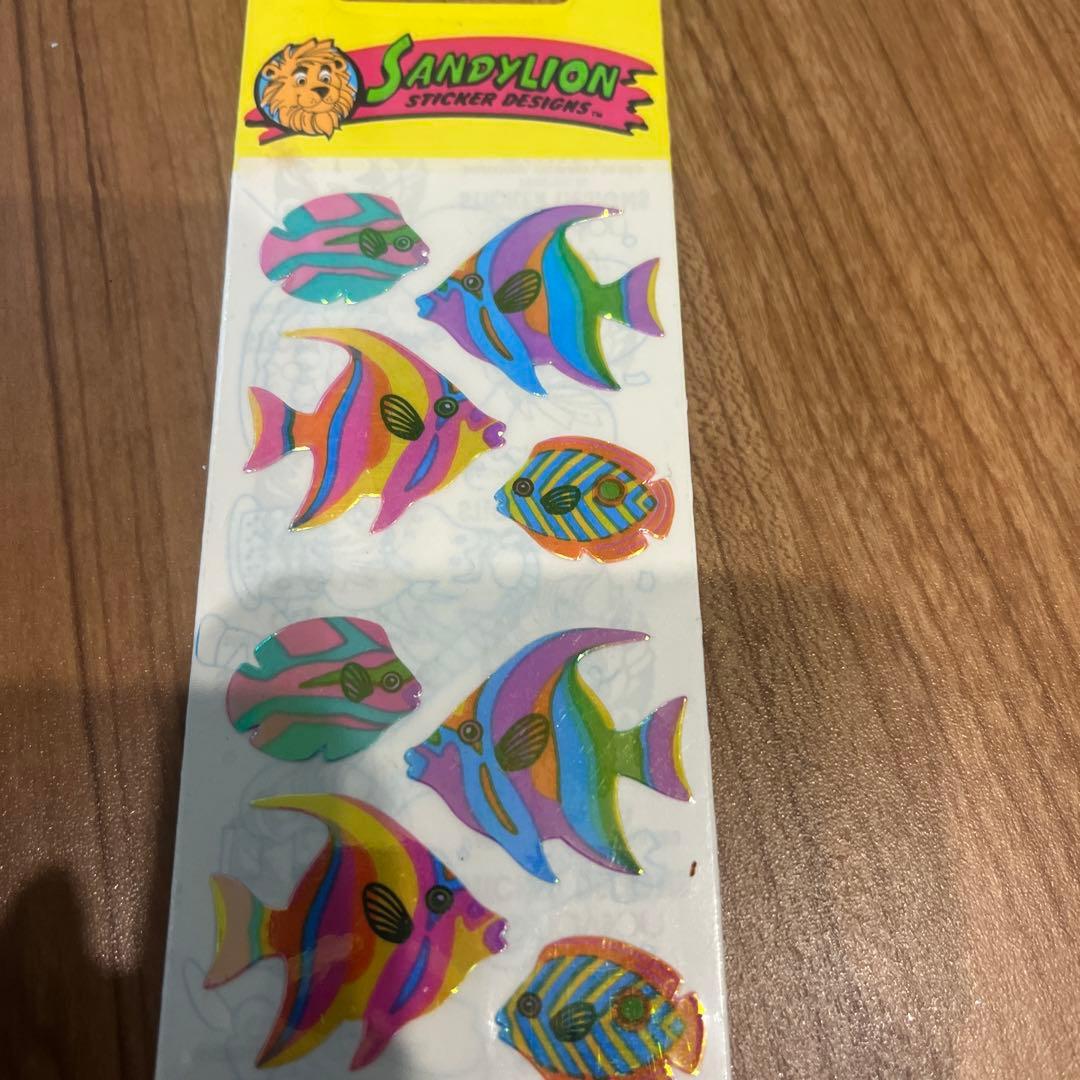 サンディライオン キラキラオーロラシール 2セット 昭和レトロ 廃盤