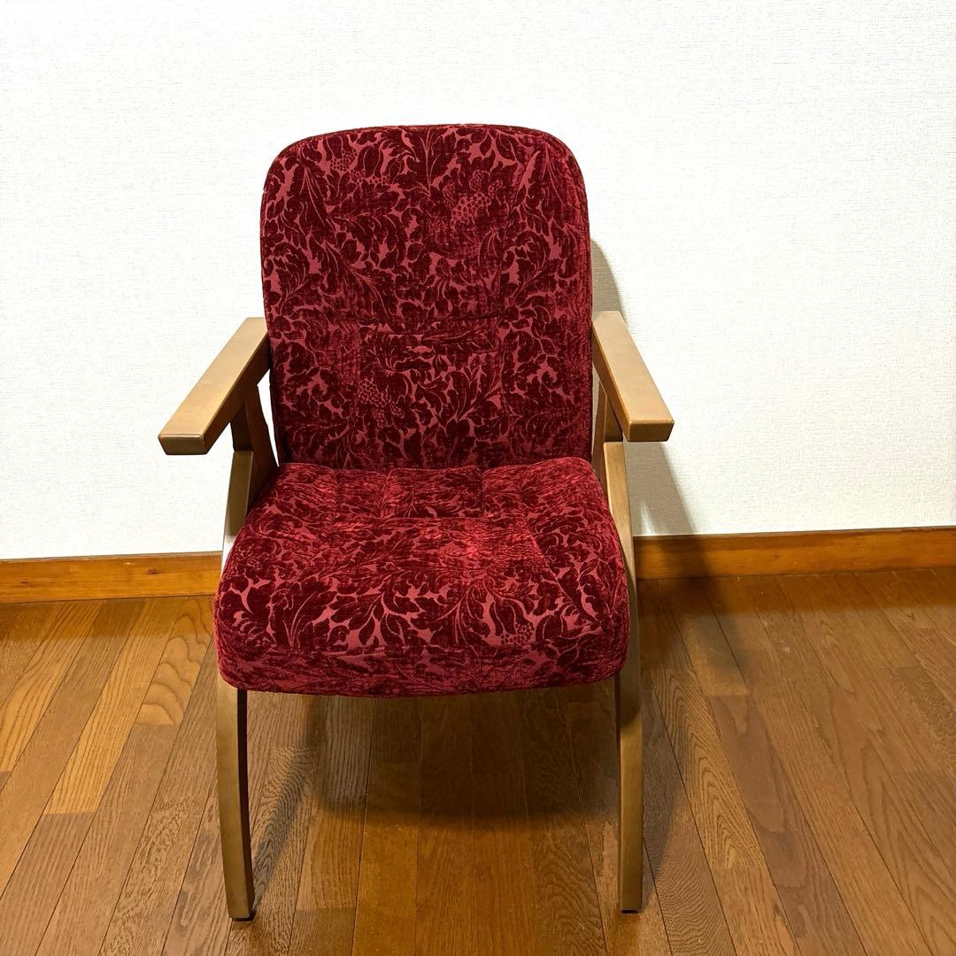 美品】ポスチャーサポートチェア ボルドー ① - メルカリ