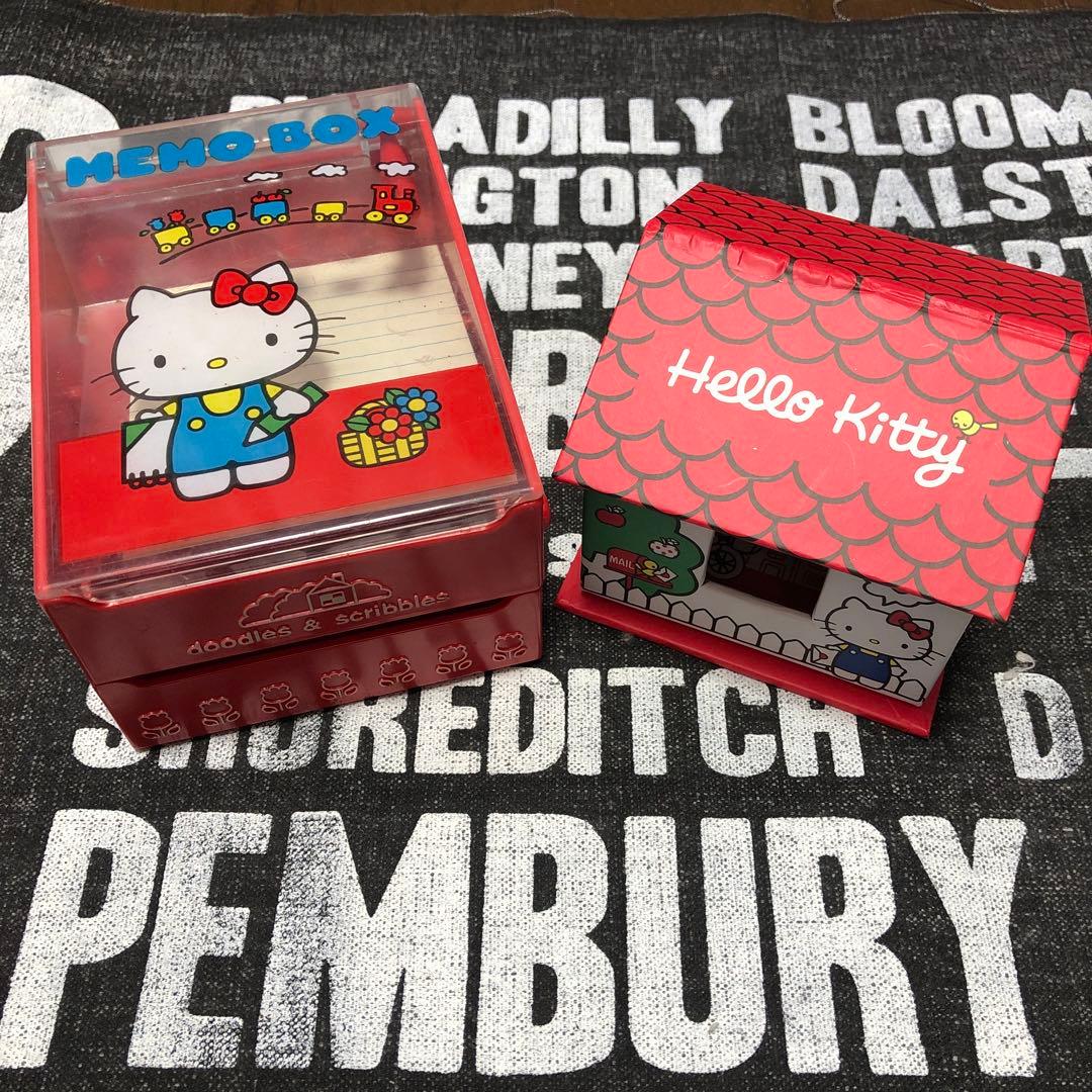 昭和レトロ】サンリオ ＊ ハローキティ キティちゃん メモケース 2個