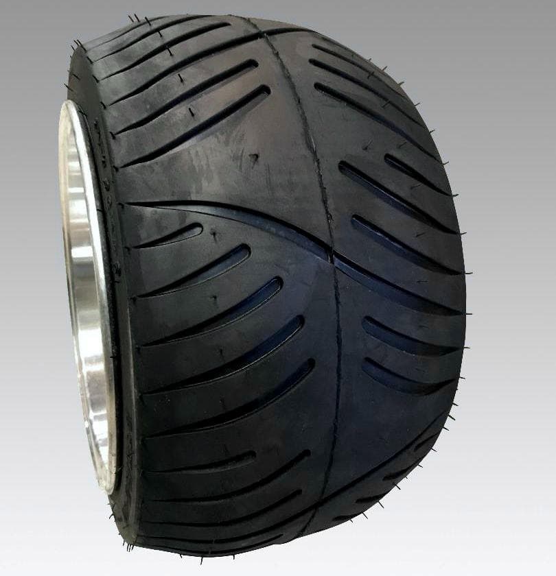 ホンダジャイロ ツートン アルミホイール扁平タイヤ＆スペーサー40mm