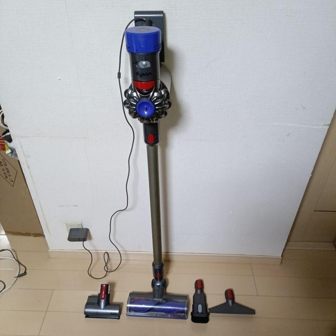 千円引済送料込極美品V8SV10スティック&ハンディ28分30秒稼働 MAXOK dyson（ダイソン） V8 Slim Fluffy Extra（国内正規品）｜SV10K EXT BU