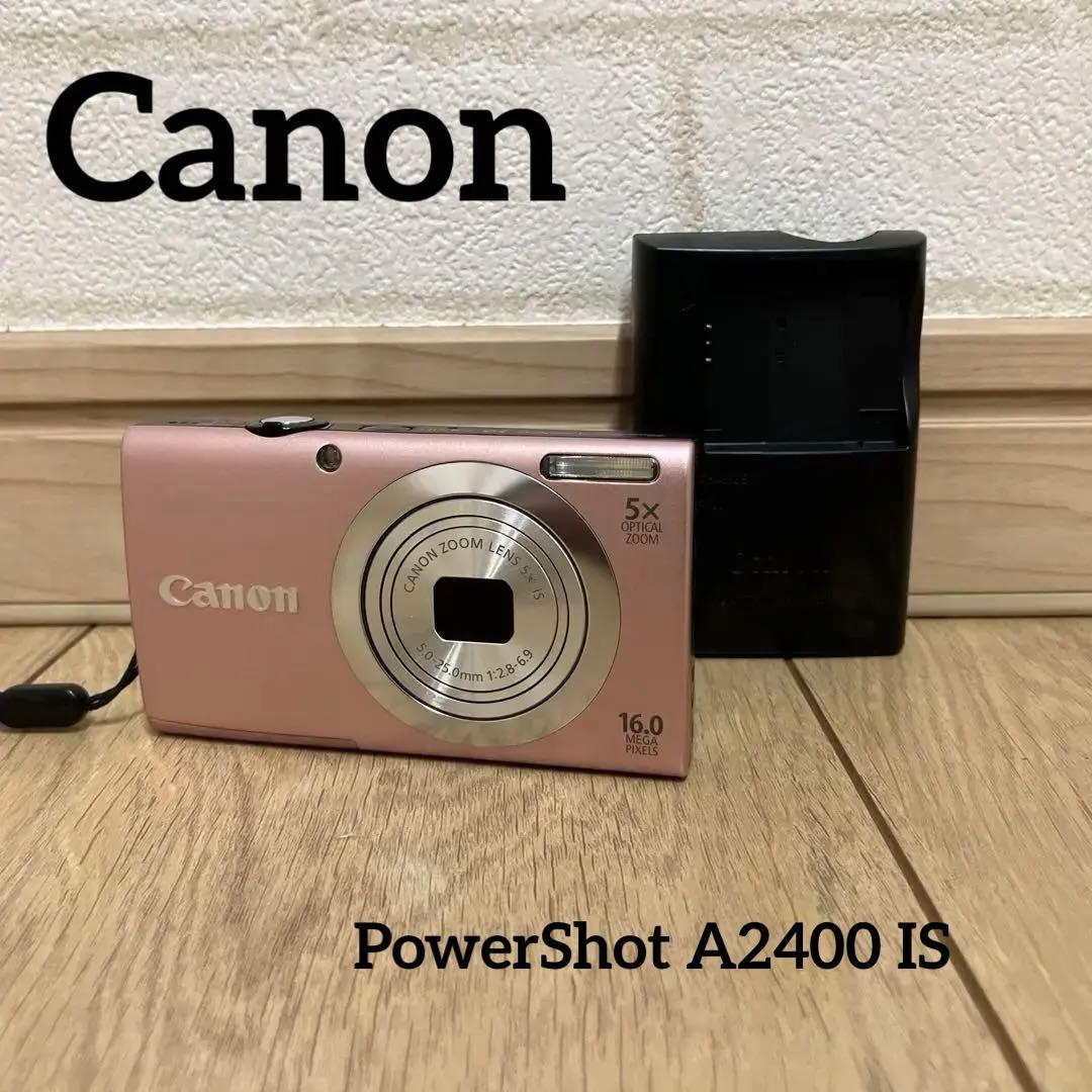 Canon PowerShot A2400 IS ピンク　カメラ　コンデジ Canon PowerShot A 2400 POWERSHOT A2400 IS PK 5X Zoom Lens Digital