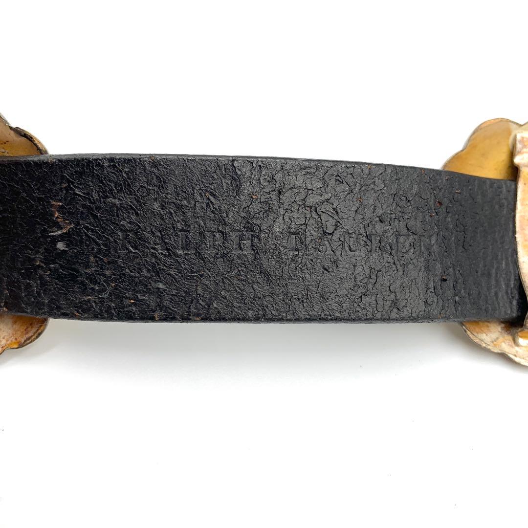 極希少 廃盤品】ラルフローレン コンチョベルト ウエスタン ナバホ族