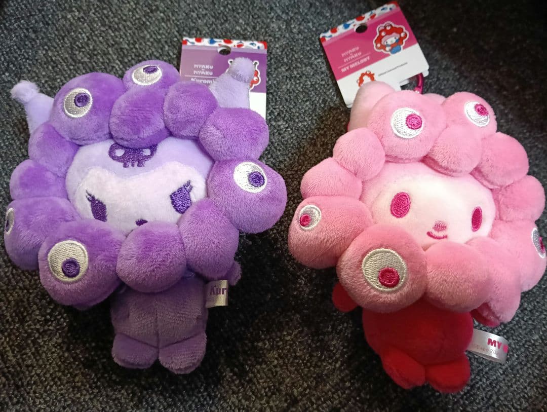 完売品 サンリオミャクミャク なりきりぬいぐるみBC推しカラー