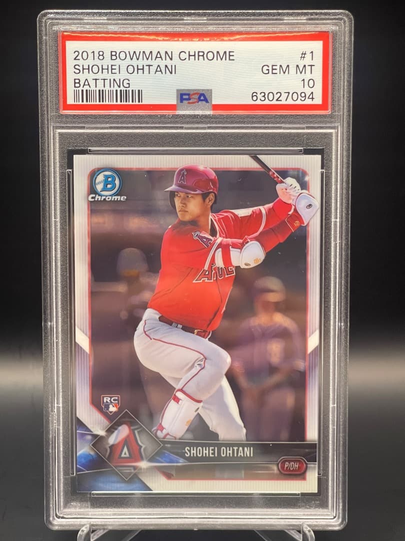 2018 BOWMAN CHROME 大谷翔平 RC PSA10 - メルカリ