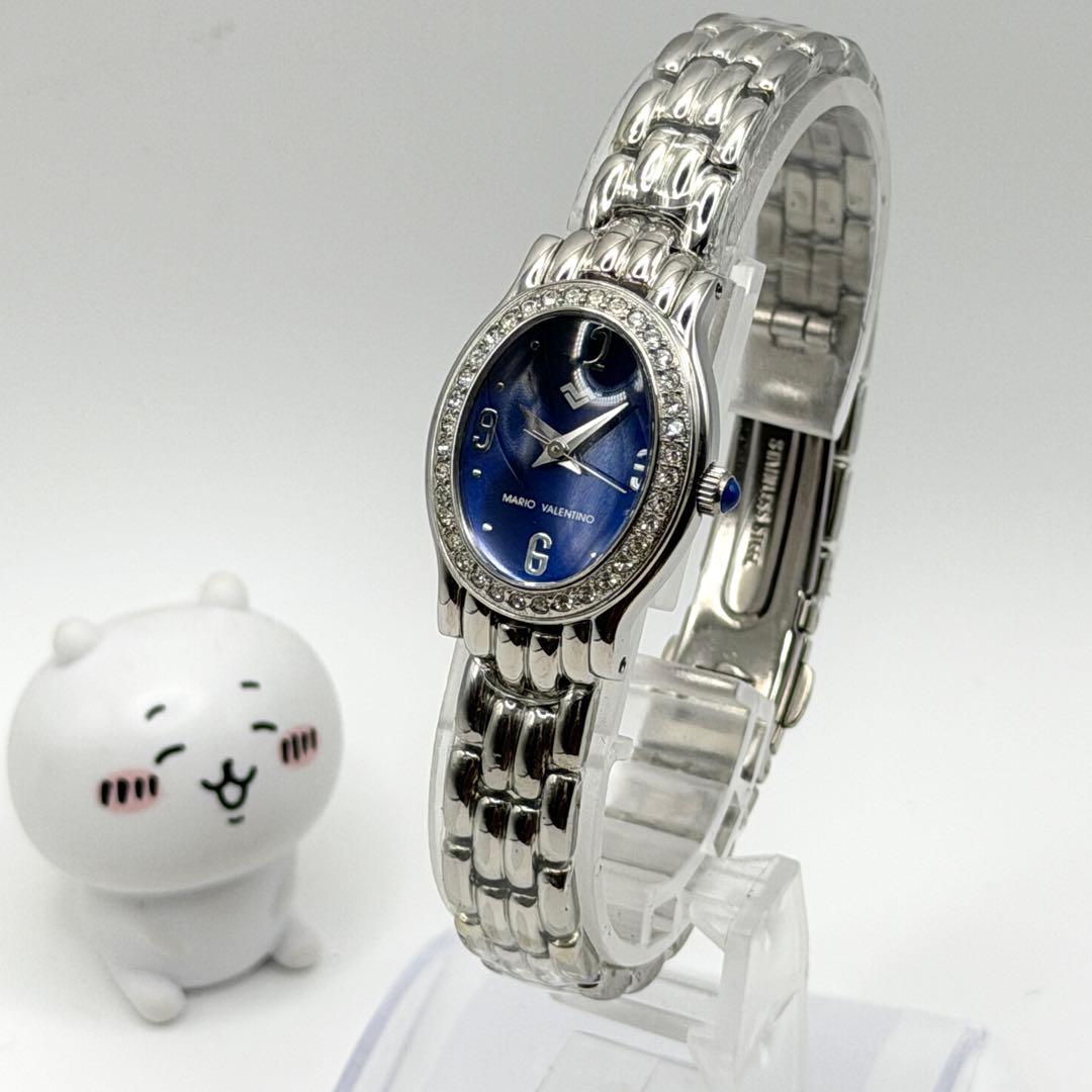 MARIO VALENTINO マリオバレンチノ 青文字盤 腕時計 レディース - メルカリ