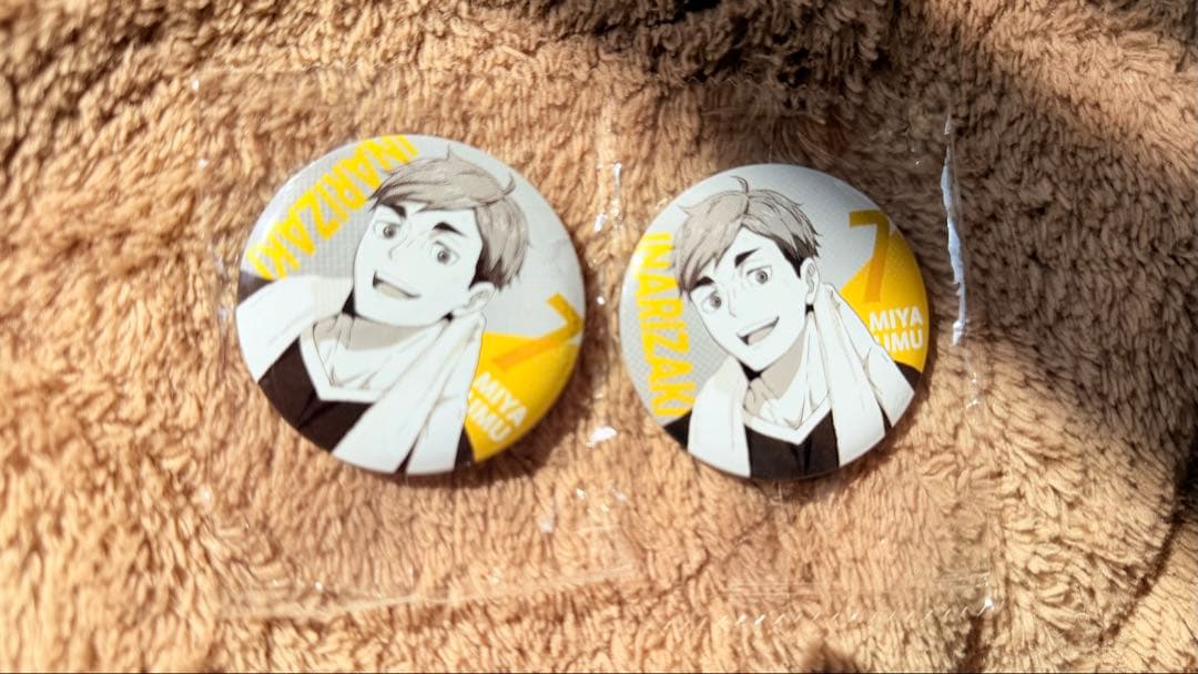 ジャンフェス2025 ハイキュー ガチャガチャ 缶バッジ 宮侑 - メルカリ