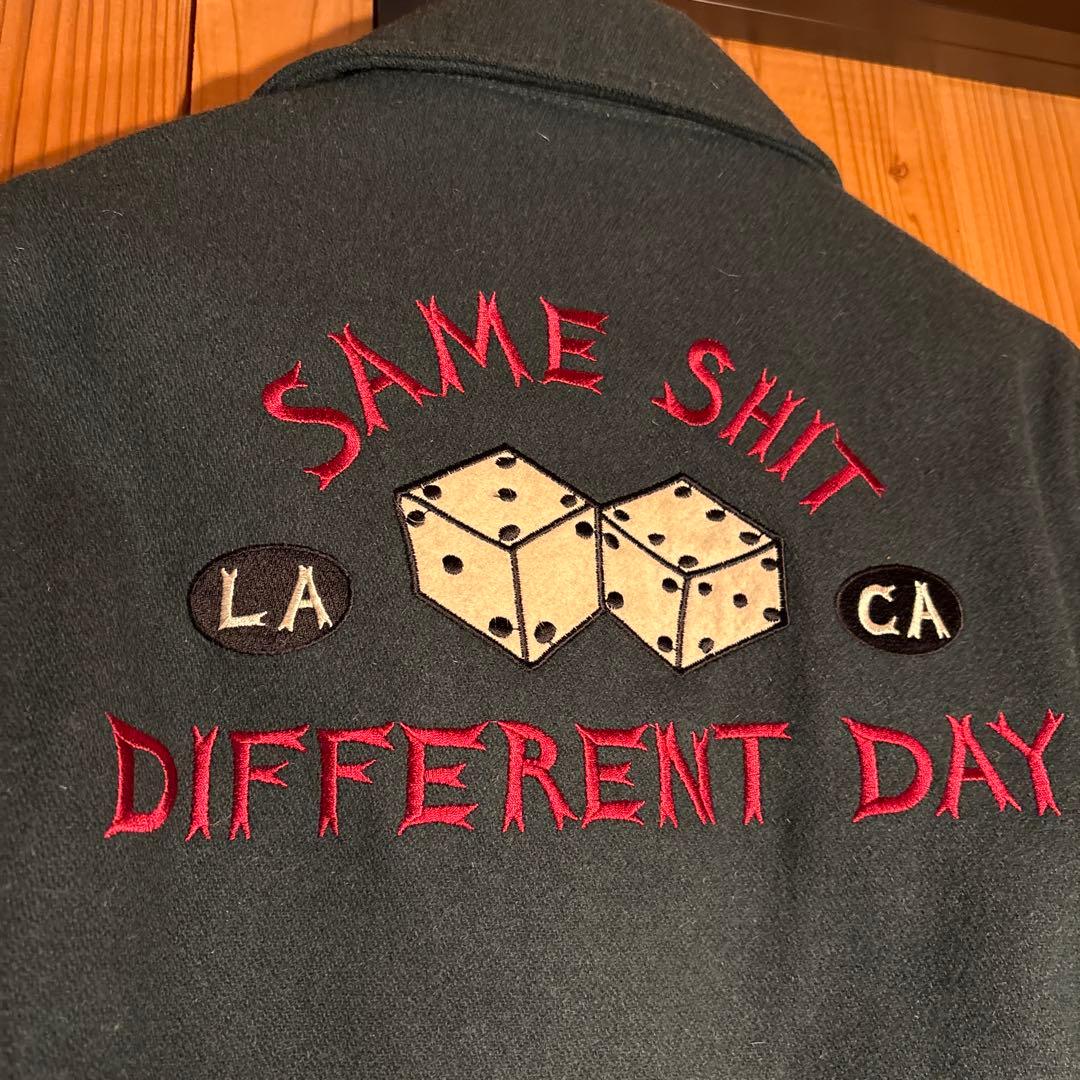 FUCT SSDD スタジャン M ダークグリーン/ブラック M