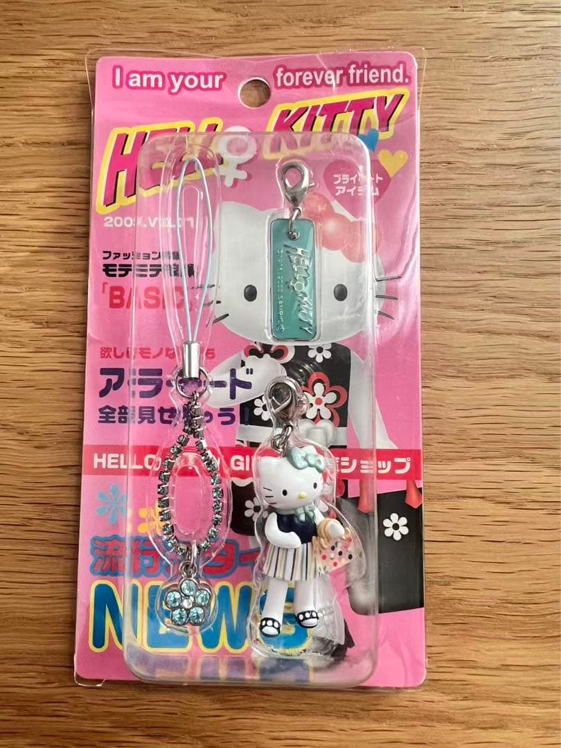 GIRLS！ ハローキティ ラインストーンストラップ 2003年 ハローキティ 2003年 ラインストーンストラップ 他 5種 コンプリート