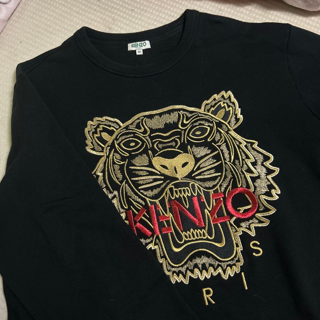 KENZO トラ刺繍 クルーネック トレーナー