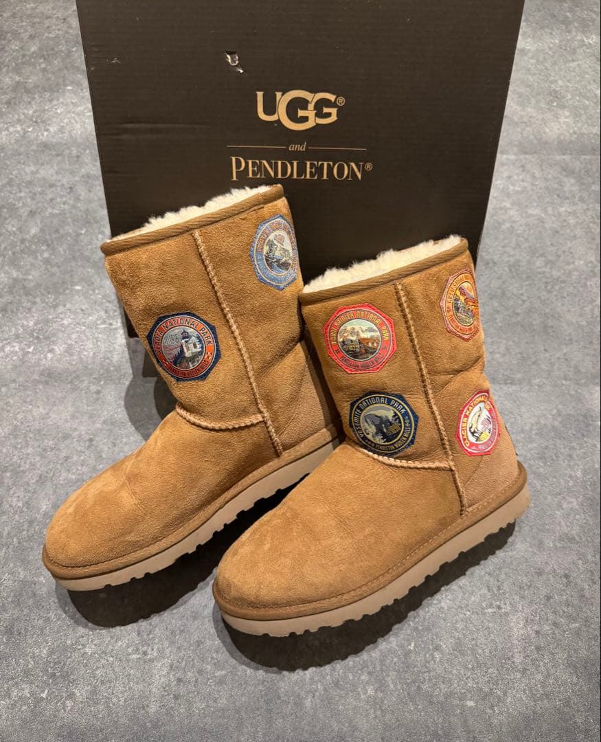UGG × PENDLETON ムートンブーツ - メルカリ