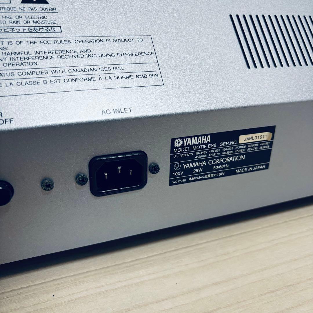 希少 美品 YAMAHA MOTIF ES8 88鍵 名機 動作良好 - メルカリ