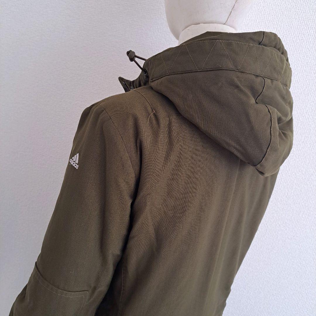 adidas アディダス ミリタリー モッズコート カーキ アウター 中綿