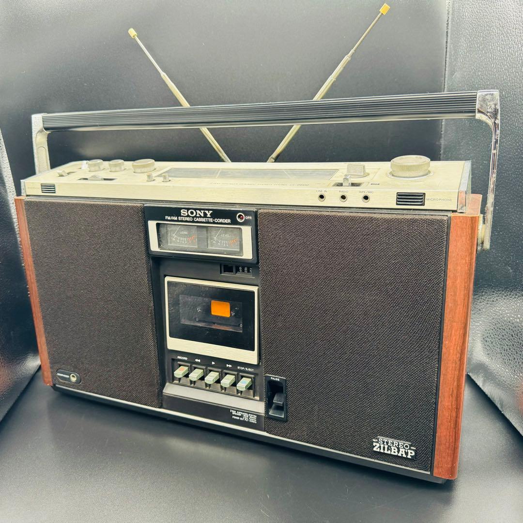 SONY CF-6600 STEREO ZILBAP ラジカセ 昭和 レトロ - メルカリ