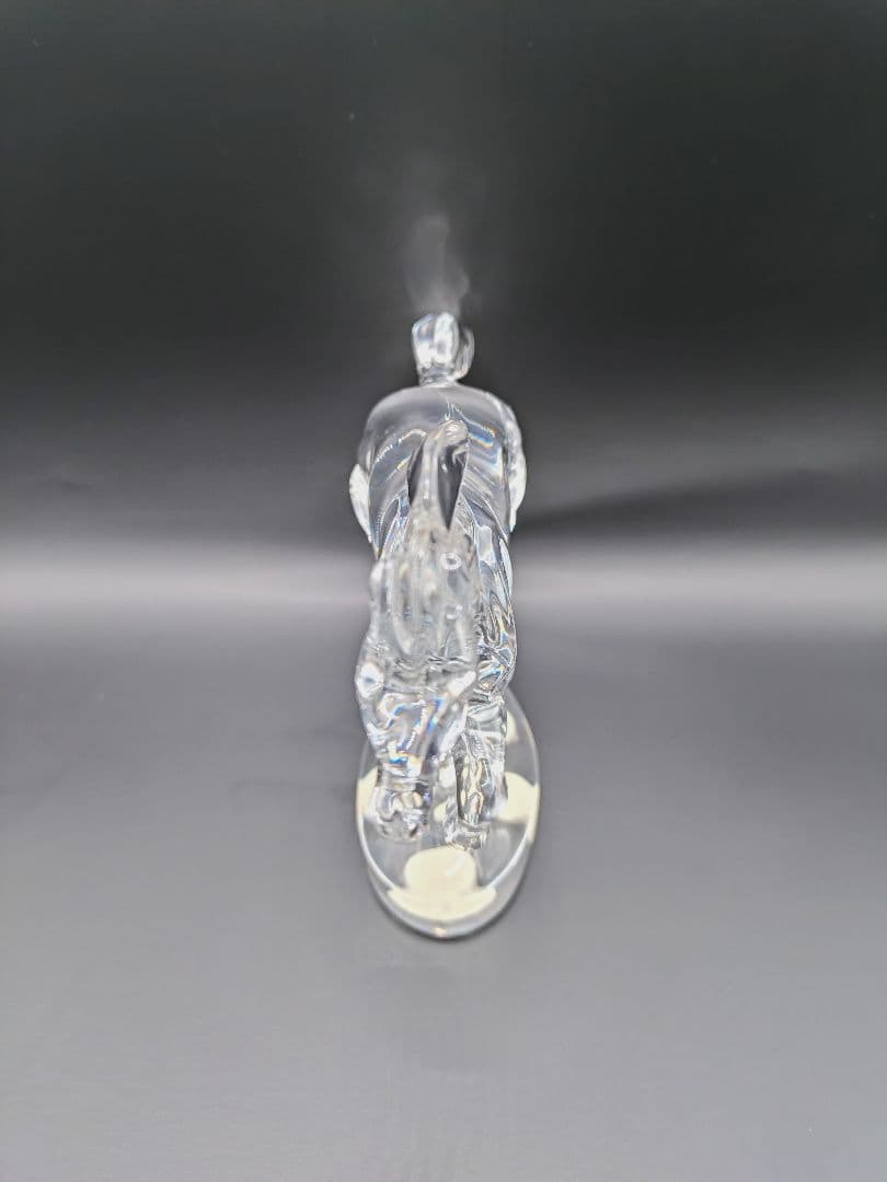 4-512 バカラ ホース 馬 走る馬 ガラス 置物 - メルカリ