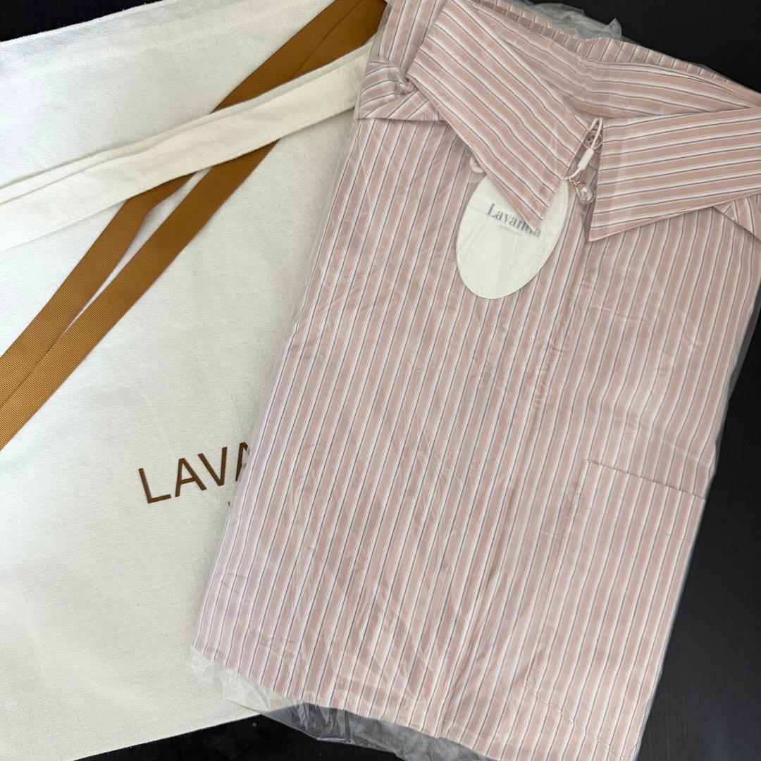 おまけ付】宇野実彩子 LAVANDA ストライプシャツ ピンク - メルカリ