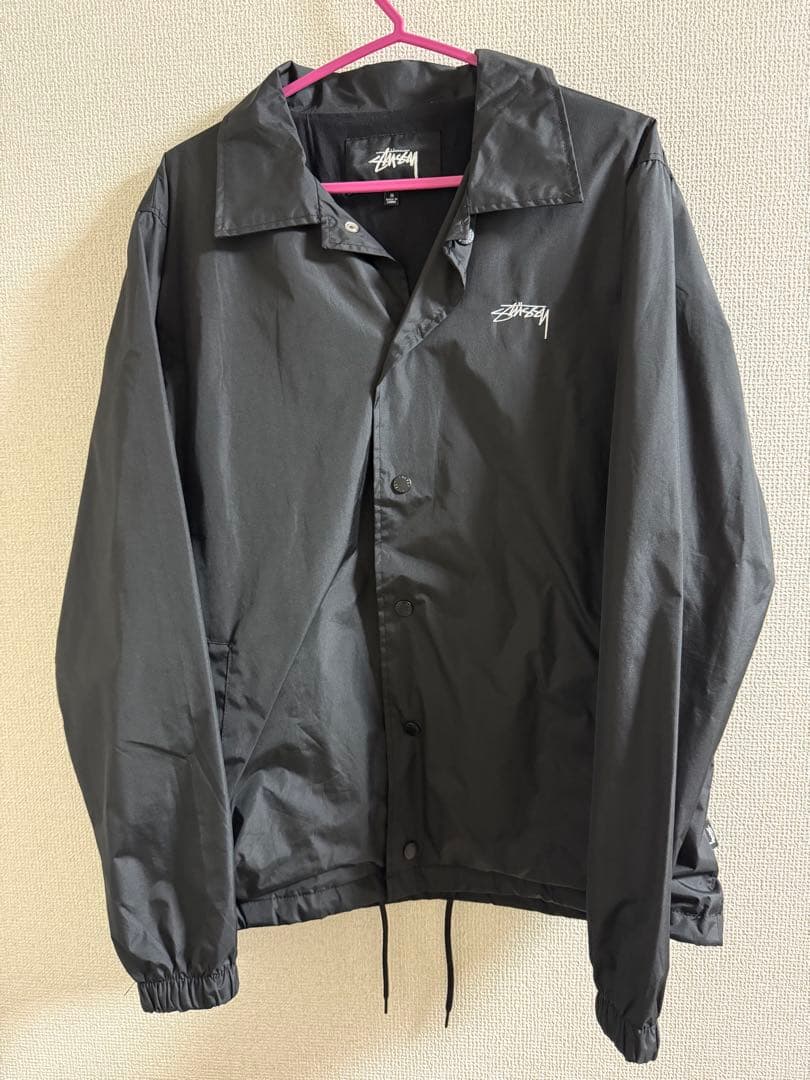 Stussy 黒 ナイロンジャケット Sサイズ - メルカリ