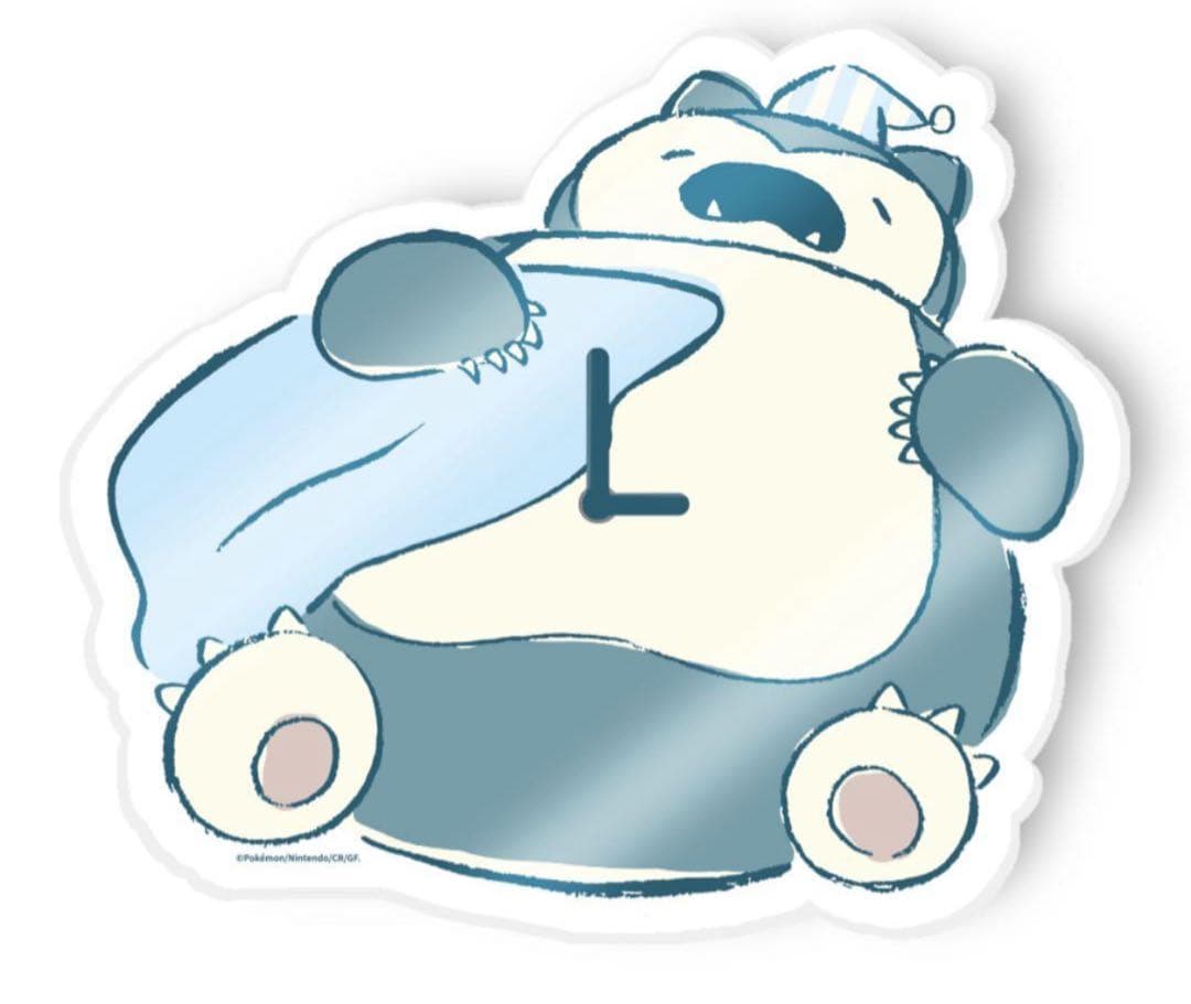 【韓国限定】カビゴン　Pokemon アクリル壁掛け時計 楽天市場】【3点在庫限定】 ポケピース アクリル壁掛け時計 ぬいぐるみ