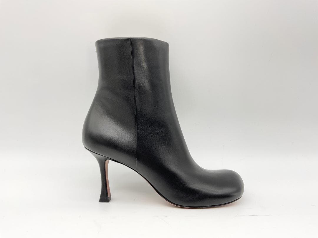 未使用】PELLICO セミスクエアトゥ パンプス ブラック 38 - メルカリ