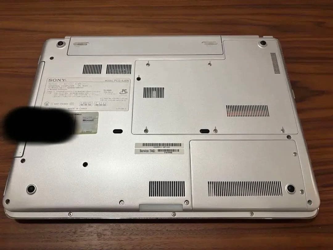 起動確認済・美品】 Sony VAIO ノートPC レッド PCG-5J6N - メルカリ