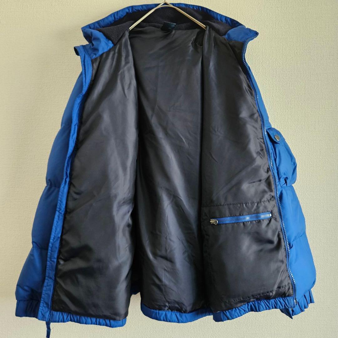 ポロラルフローレン ダウンジャケット ビッグポニー刺繍 青ブルー