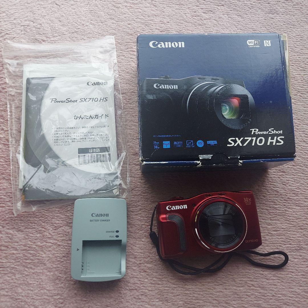 Canon PowerShot SX710HS レッド　キャノン　パワーショット Canon Power Shot Powershot SX710 HS SX710HS 30x lens *red *superb