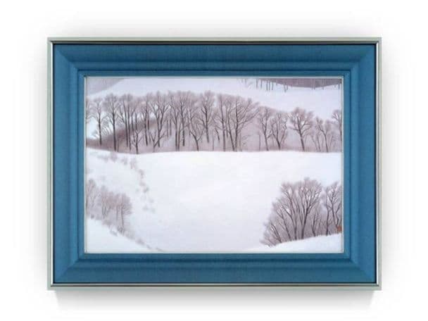 【東山魁夷】冬の旅 楽天市場】東山魁夷 「 冬の旅 」 岩絵具方式複製画 : 内田画廊