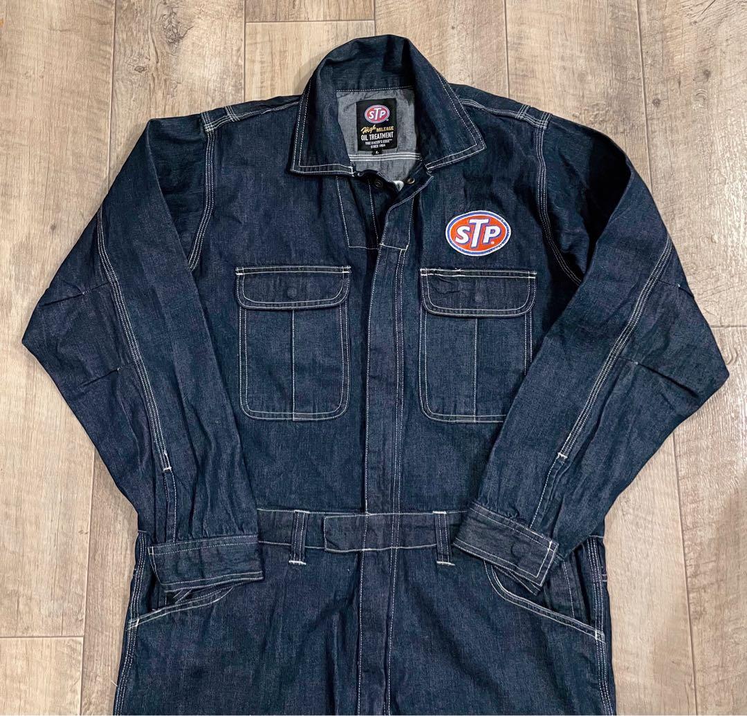 《STP》カバーオール オールインワン デニム