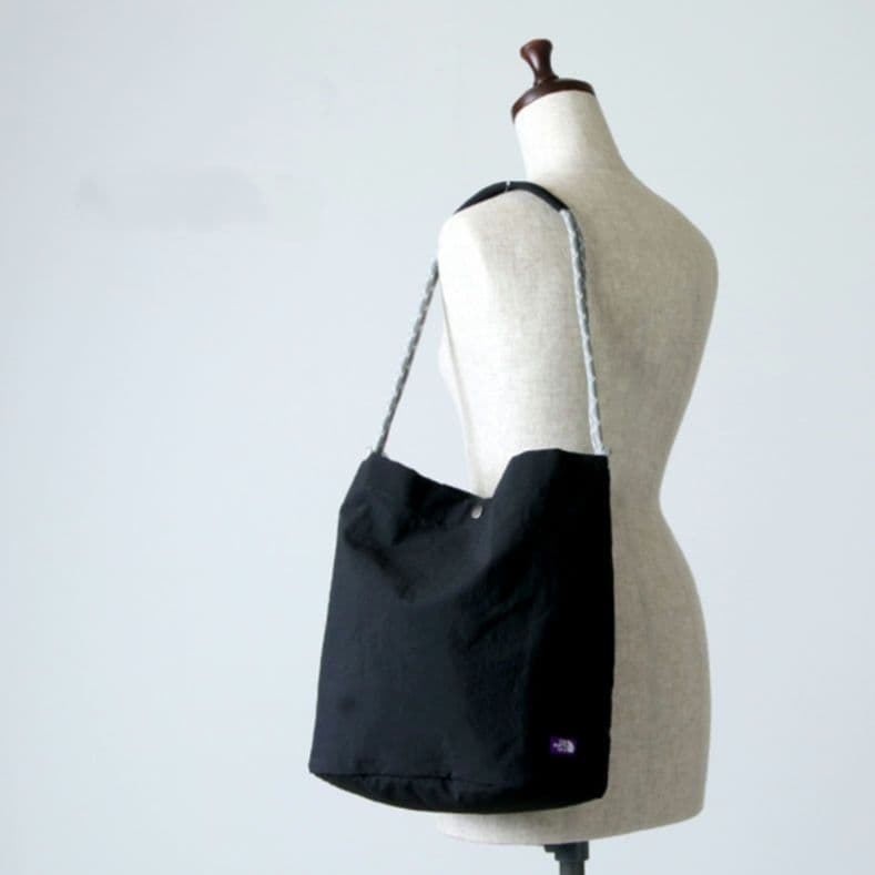 ノースフェイスパープルレーベル ラウンジリユーザブルバッグ ブラック