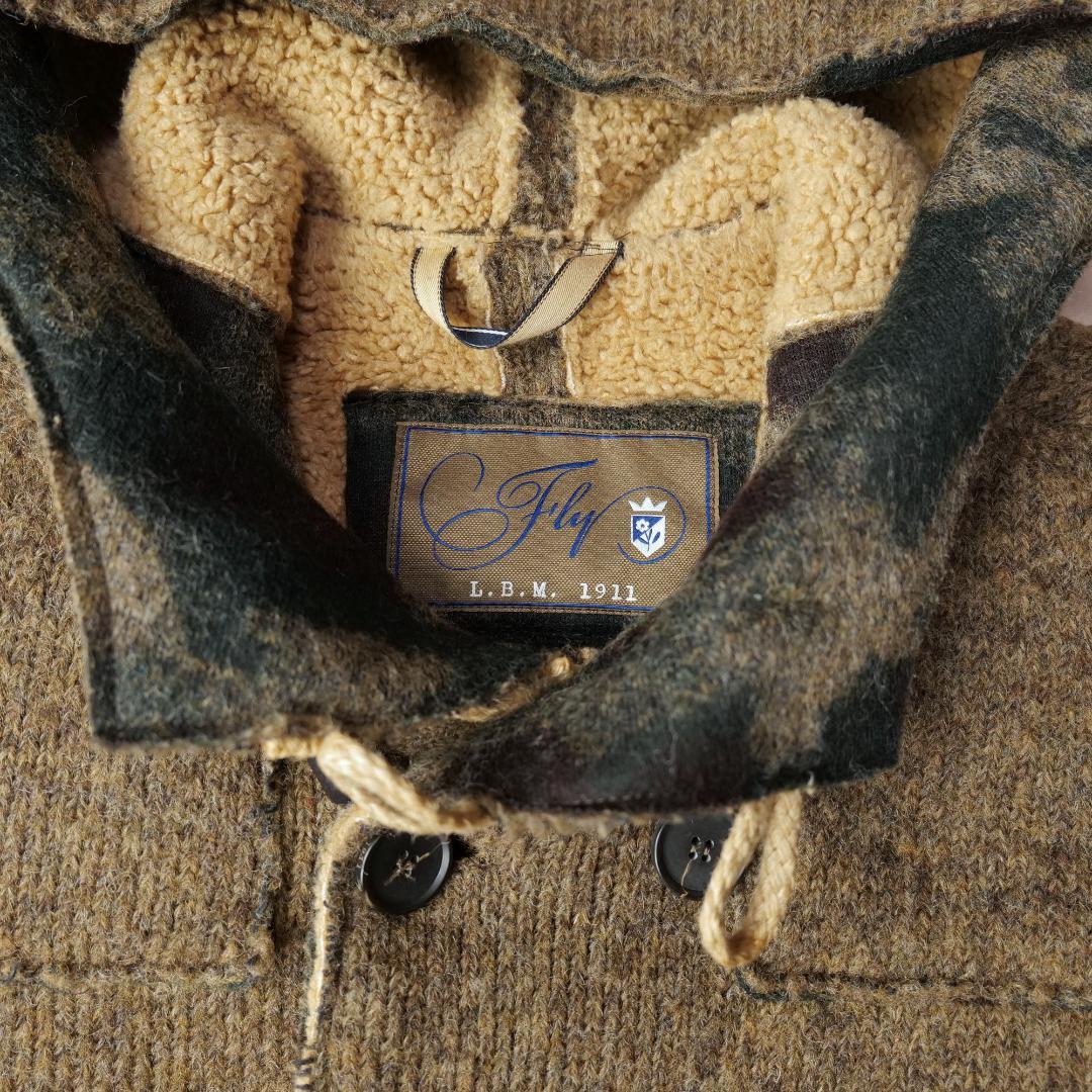 L.B.M.1911 ブラウン ウール ダッフルコート フード付き　【USED】