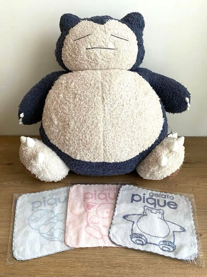 抽選販売】【ポケモンスリープ】ジェラートピケ カビゴン クッション