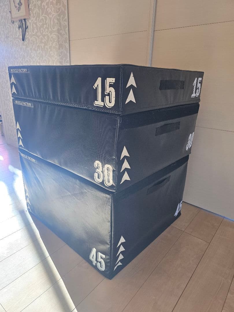 千葉県発！プライオボックス ジャンプ台15㎝30㎝45㎝3個セットジョイント可 千葉県発！プライオボックス ジャンプ台15㎝30㎝45㎝3個セット