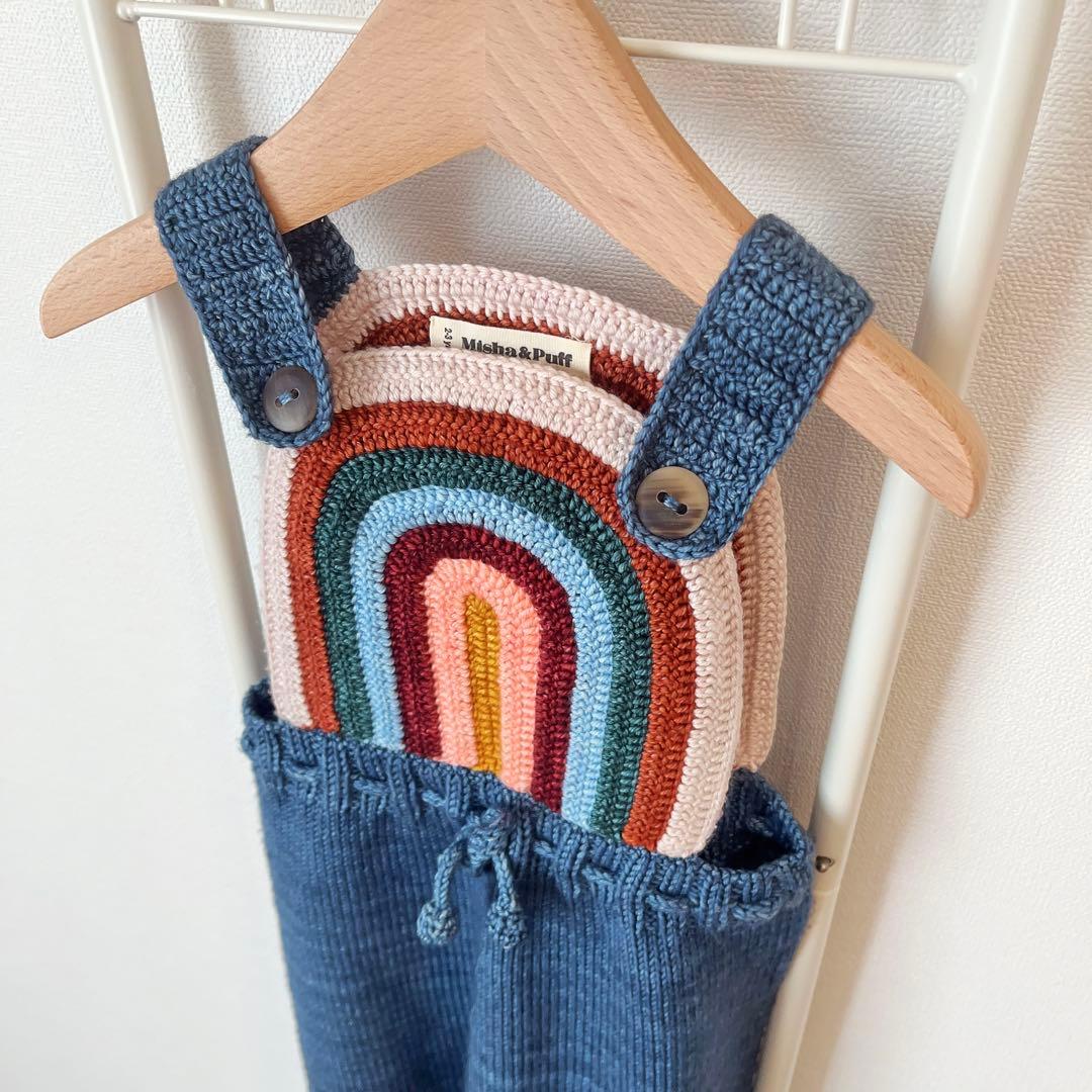 misha and puff Rainbow Overall ニット 2-3Y - メルカリ