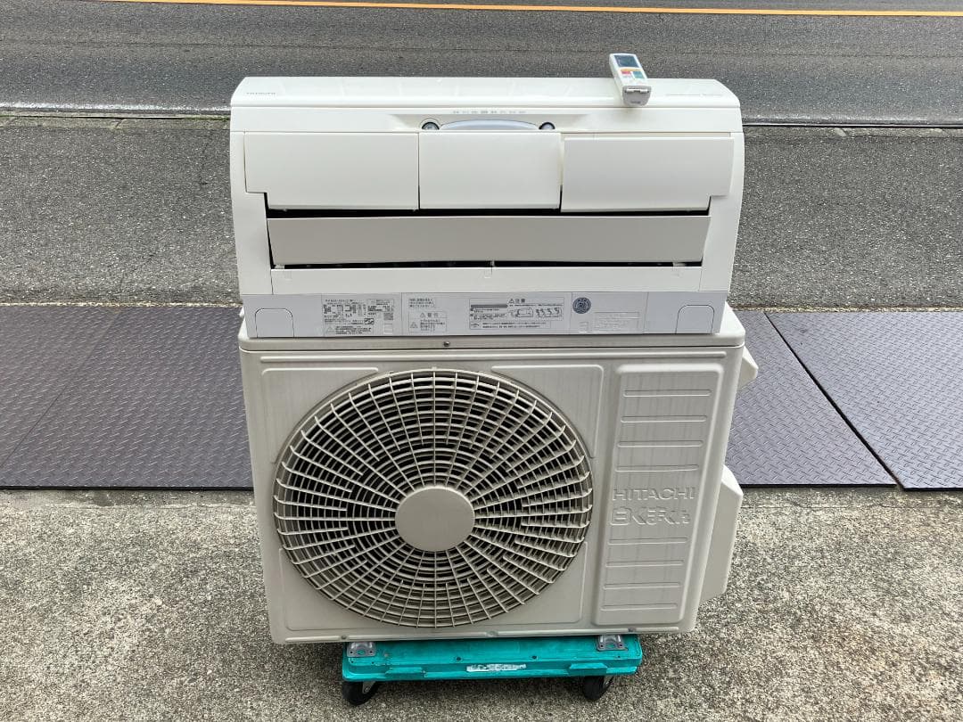 愛知岐阜/送料込★日立　5.6kWエアコン RAS-X56J2　18畳　20年製 愛知岐阜/送料込☆日立 5.6kWエアコン RAS-X56J2 18畳 20年製 - メルカリ