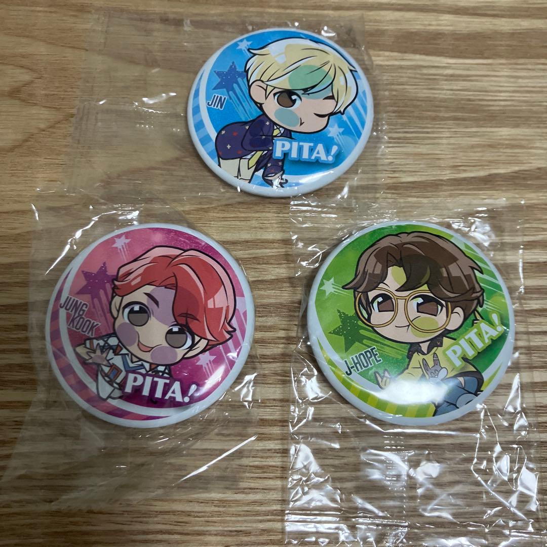 K-POP ピンバッジ 3個セット BTS - メルカリ