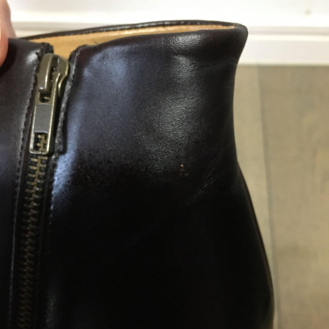 最終お値下げ！A.P.C. ショートブーツ 本革 24センチ 菊池亜希子