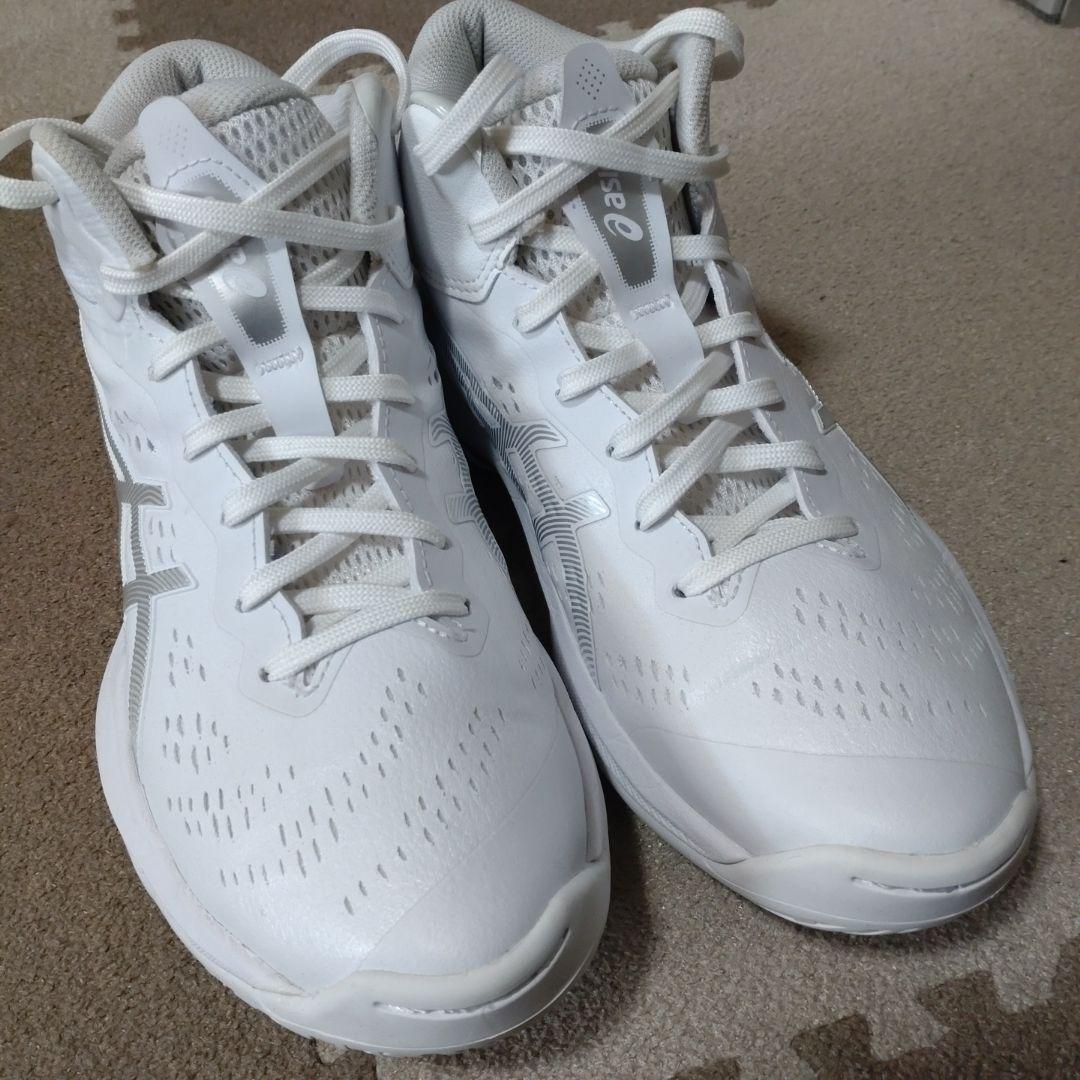 ASICS バスケットボールシューズ ホワイト　24.5cm　箱付き