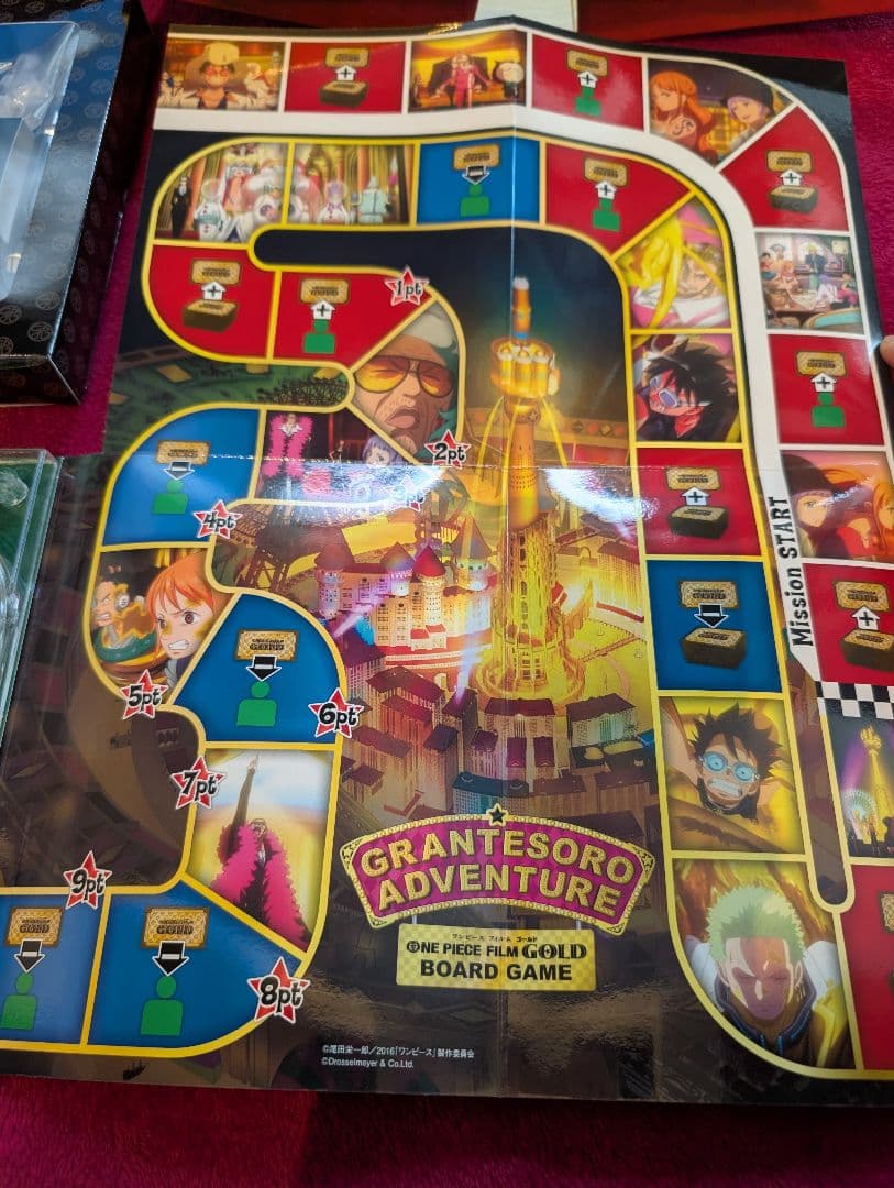 ONE PIECE FILM GOLD DVDとボードゲーム イヤホン ペン - メルカリ
